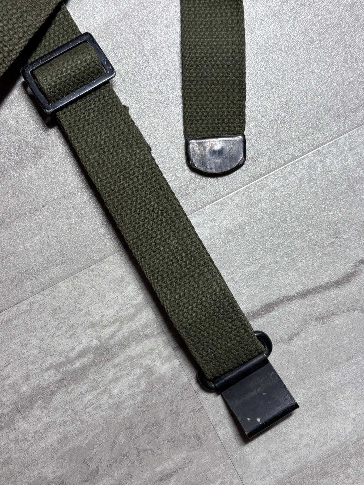 US Military Issue Korea Vietnam M1 Garand Rifle Sling Canvas Web Vintage