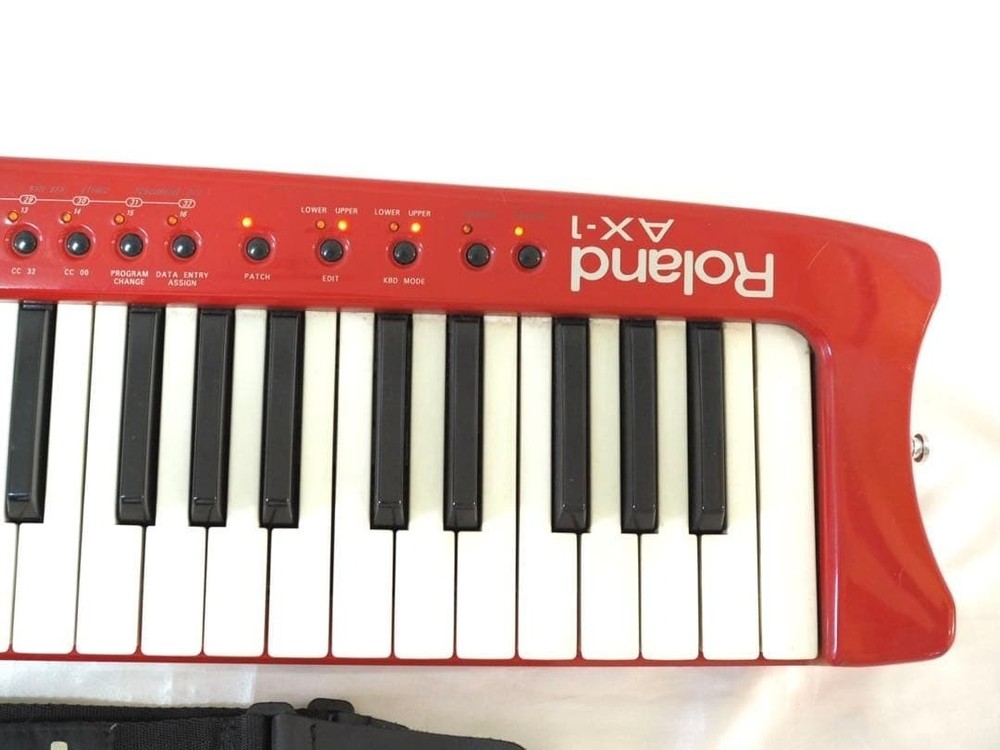 Roland AX-1 Shoulder Keyboard Keytar Red MIDI Controller