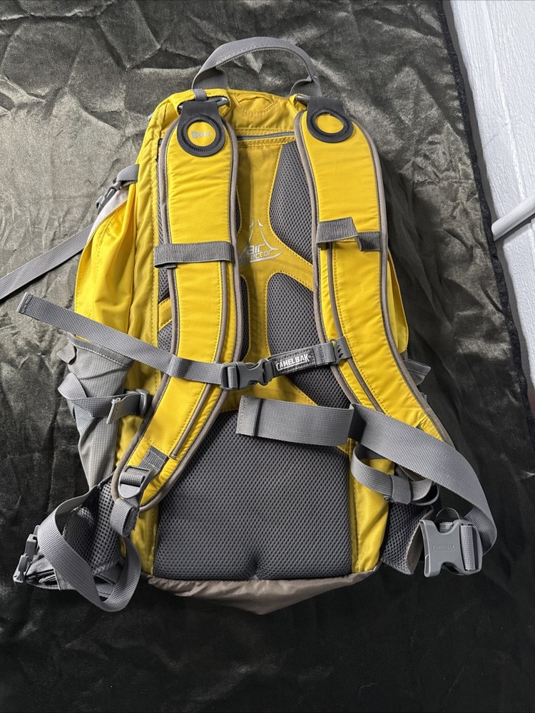 CAMELBAK Alpine Explorer Backpack, Fits 100oz Bladder - Yellow/ Gray