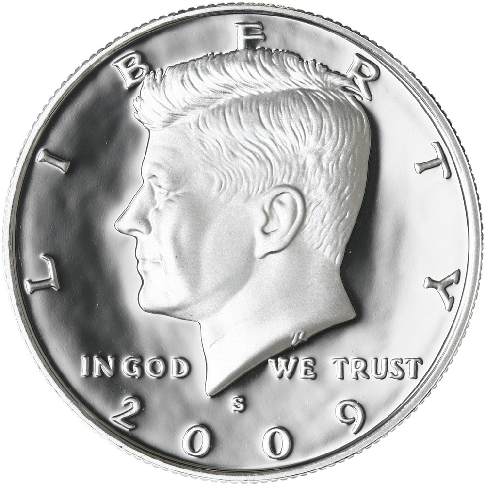2009 S Kennedy Half Dollar Gem DCam Proof 90% Silver