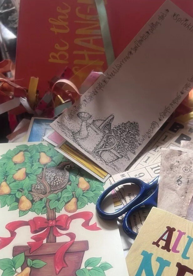 Junk Journal Ephemera Bundle Paper Crafting 50+ Pieces