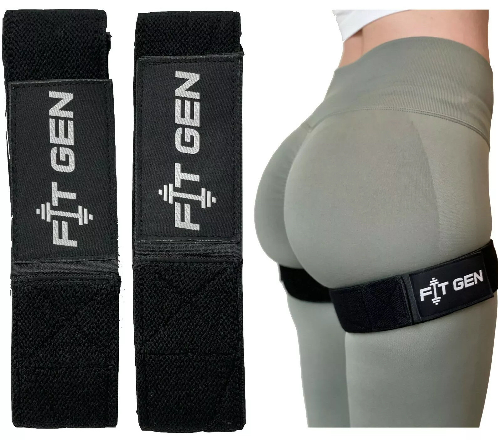 BFR Bands Blood Flow Restriction Bands for Women Glutes & Hip Building, Squat
