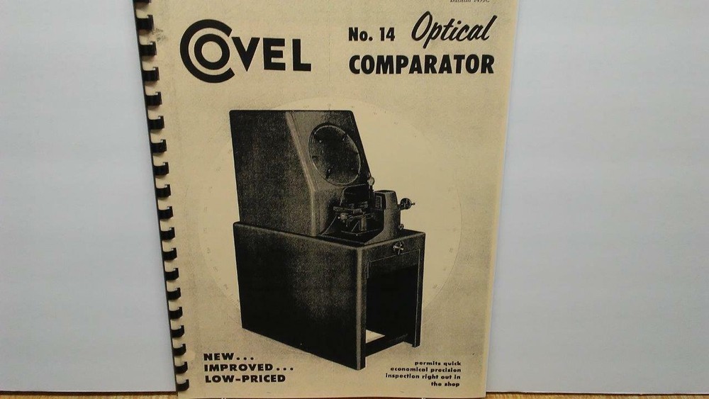 Covel No. 14 Optical Comparator Manual