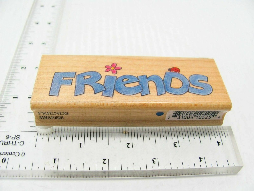 Bold Friends Rubber Stamp - Stamp Set A738