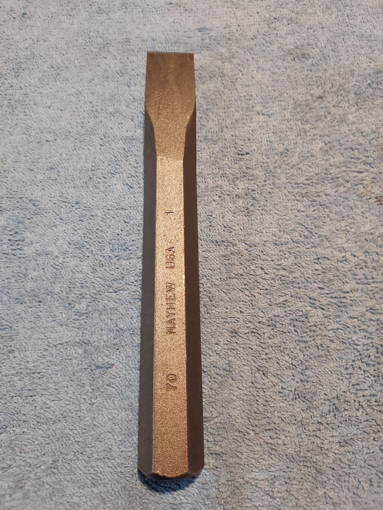 Cold Chisel By Mayhew,  No.70,  USA,  New,  1" Blade