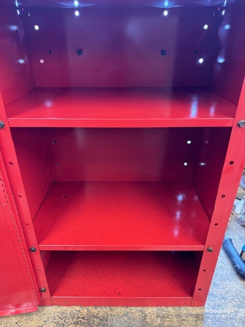 Vintage WATERLOO Side Hanging Toolbox Cabinet Box