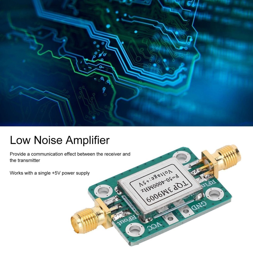 LowNoise Amplifier Module RF Wideband with Shield Electronic ComponentsTQP3M9009