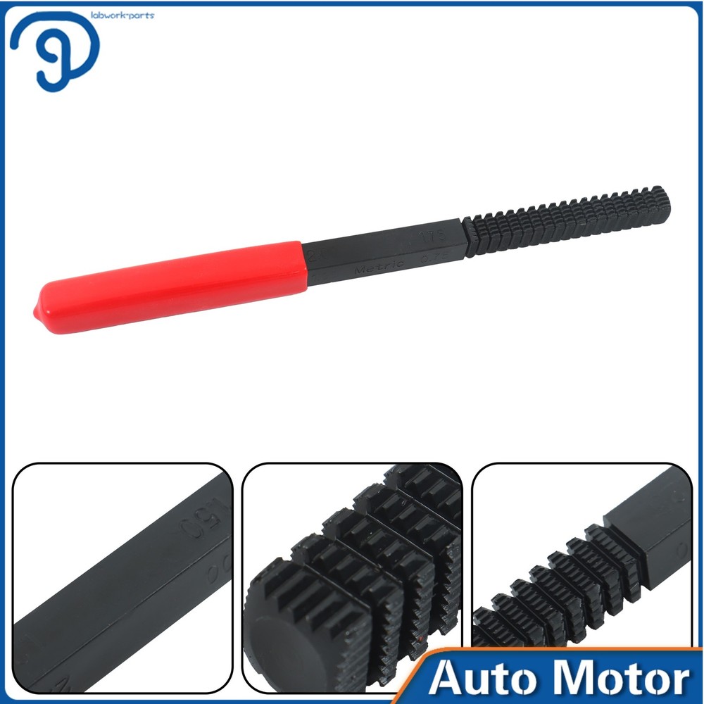 15-Piece Metric Thread Chaser Set M6 M8 M10 M12 Thread Restorer Tool Thread Set