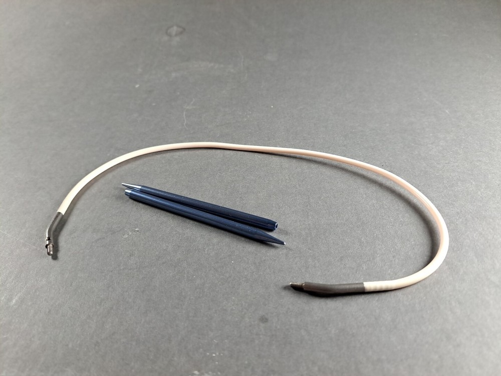 Knitting Needles Interchangeable Circular Lot 3 w Point Gripper