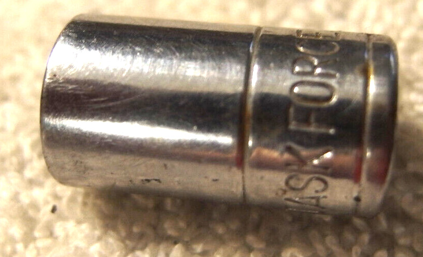10 MM task force 1/4" dr,6 pt socket tool VTG 10 mm,chrome