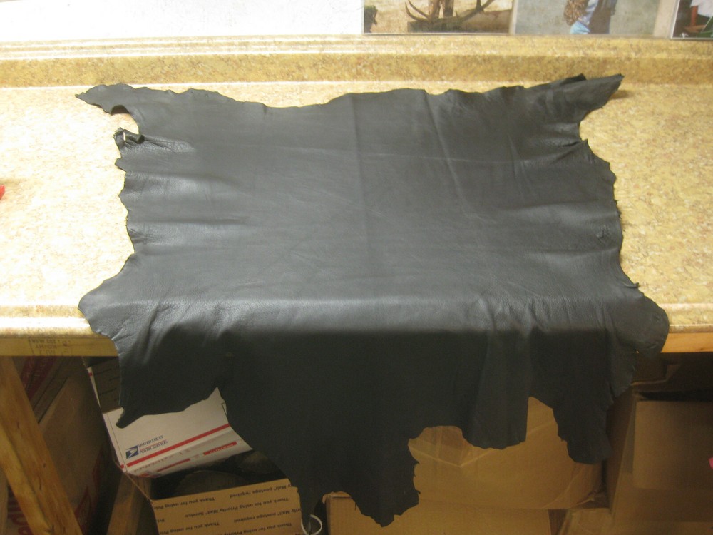 Sheep Skin Black Leather  # 0010359 Row 105