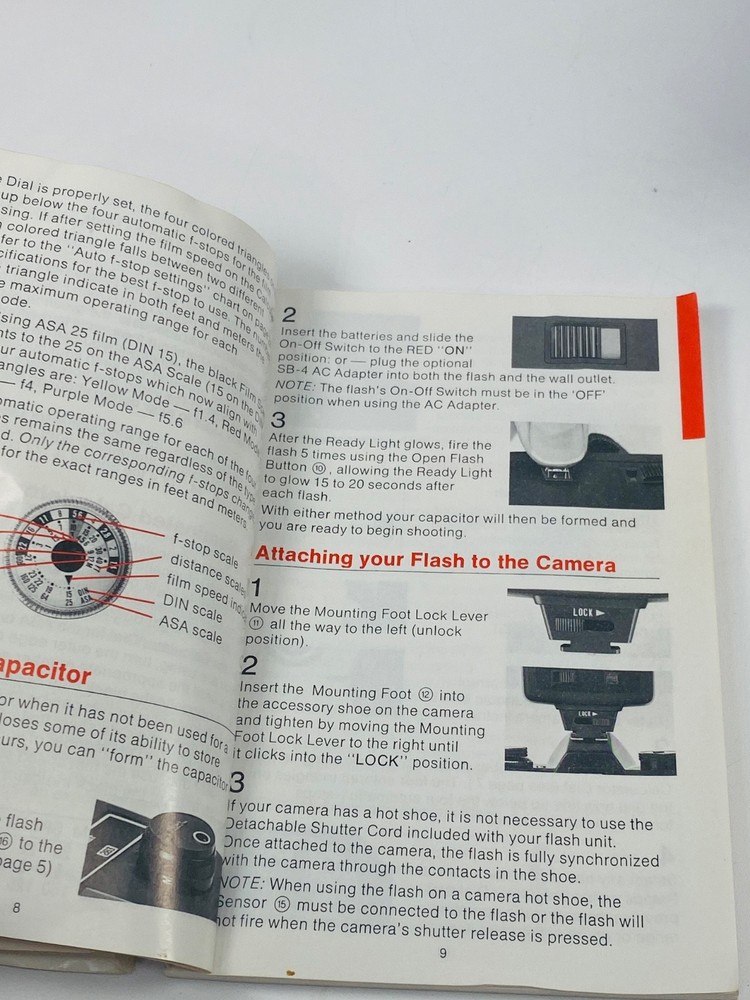 VINTAGE Vivitar 283 Electronic Flash with Box & Instructions - Untested