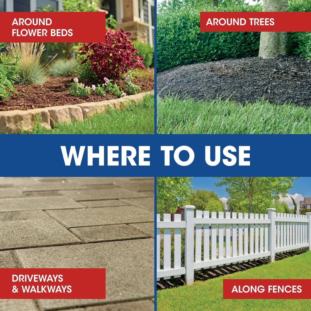 Roundup Weed and Grass Killer with Trigger Sprayer, Exclusive Formula - 1 Gal.