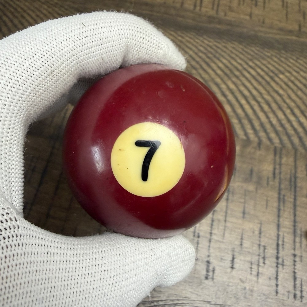 Vintage Pool Billiard Ball #7 Solid Bakelite Tested 2 1/4" Standard Replacement