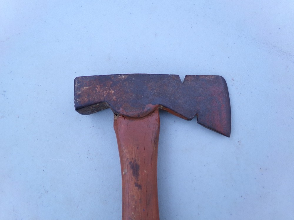 Roofing Hatchet Hammer Double Nail Puller Waffle End Vintage Tool