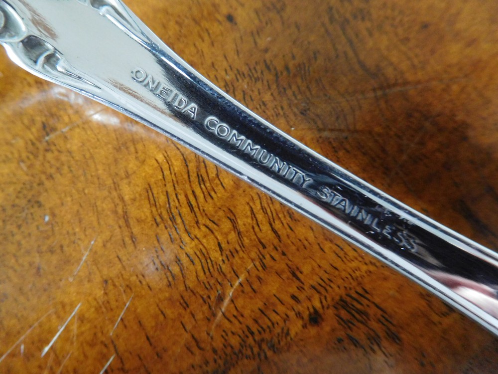 Oneida Stainless SERVING FORK Brahms Flatware Community Silverware Betty Crocker
