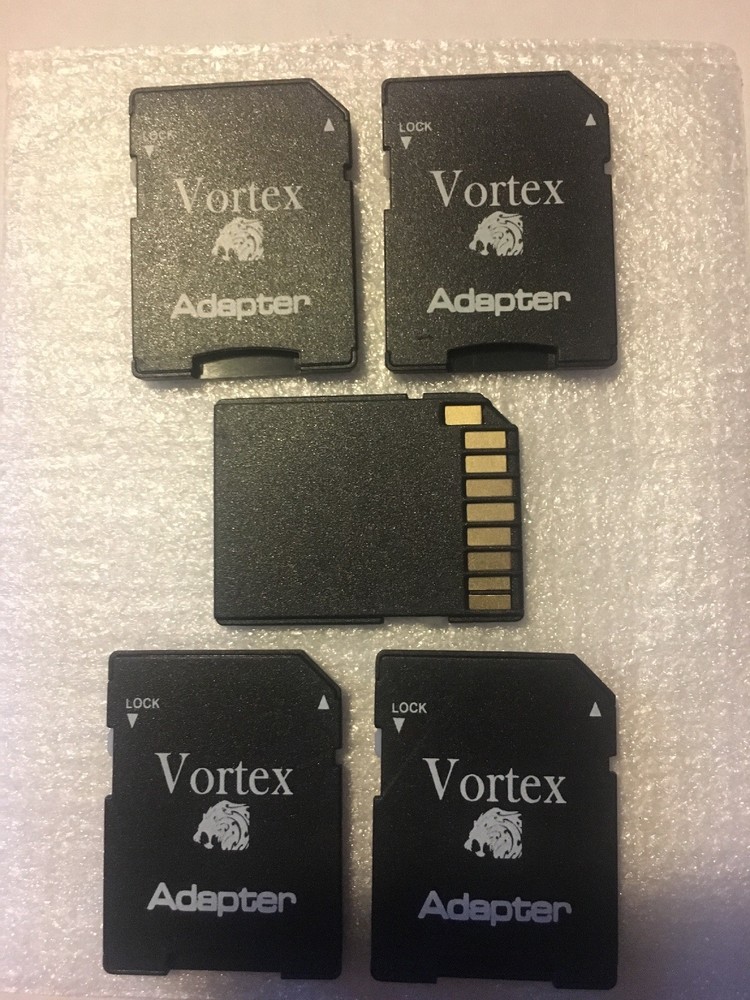 5 Pack Micro SD to SD HC SDHC Memory Card Adapter Readers - NEW