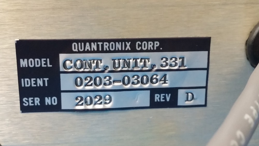 Quantronix CONT,UNIT,331 Q-Switch Control Unit