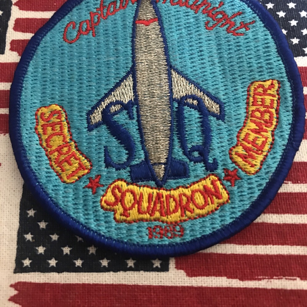 VINTAGE CAPTAIN MIDNIGHT SECRET SQUADRON MEMBER PATCH