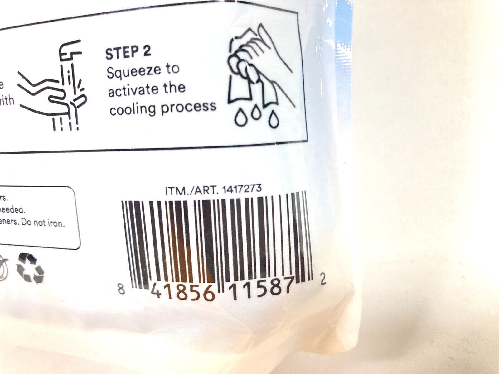 4 Pack Arctic Cool Instant Cooling Towels (2) Grey (2) Blue 15”x28” Each UPF 50+