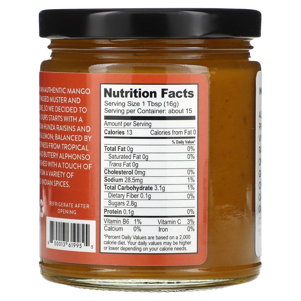 Mango Raisin Chutney, 8.5 oz (240 g)