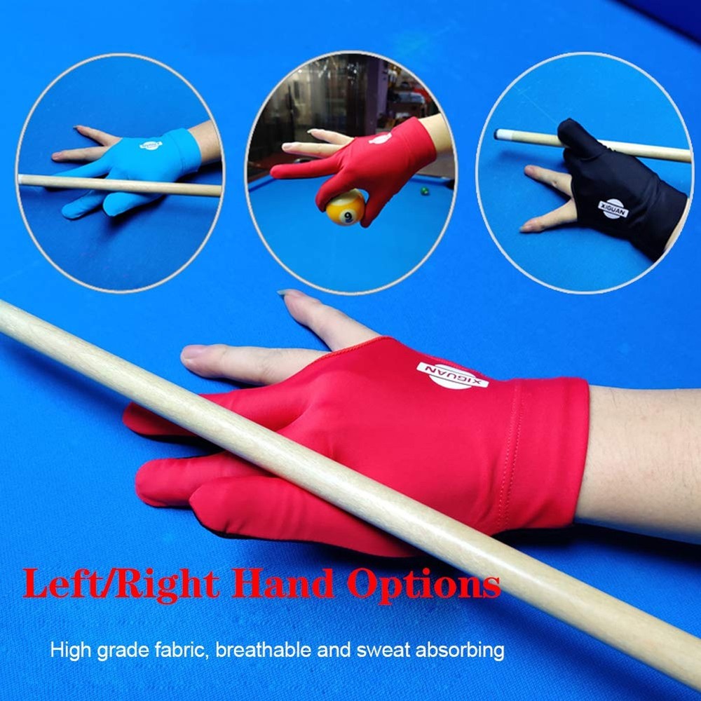 Billiard Gloves for Left/Right Hand Black