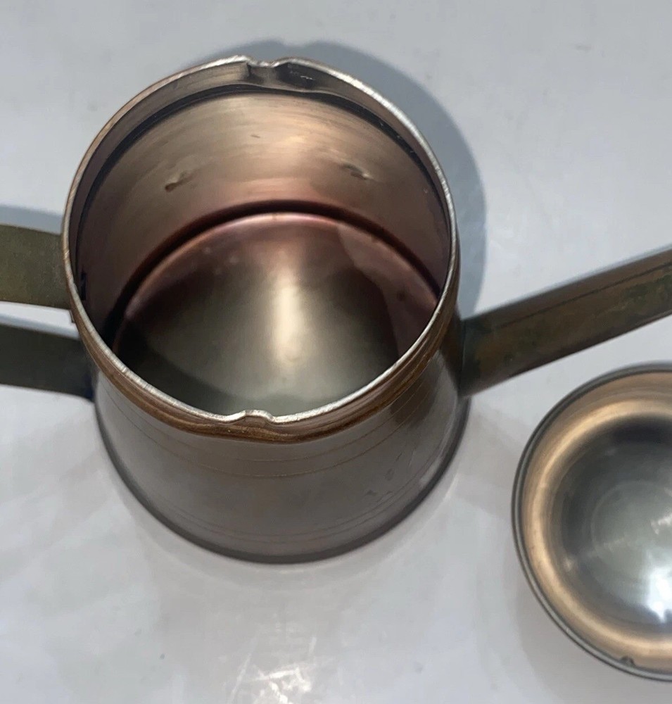 Vintage Copper Olive Oil Can