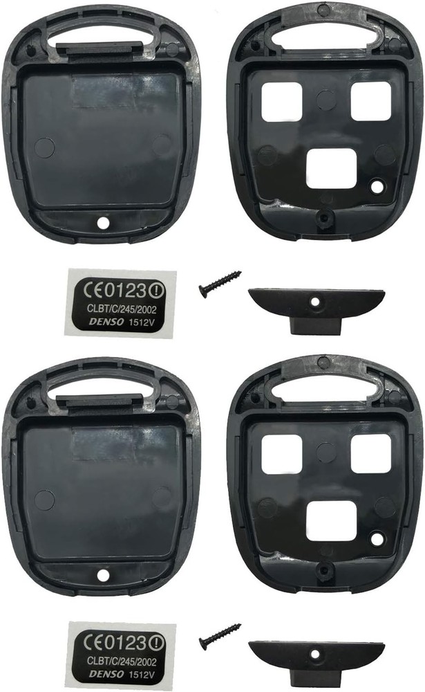 Keyless Entry Remote Control Key Replacement Fob Cover Shell Fits Black 2
