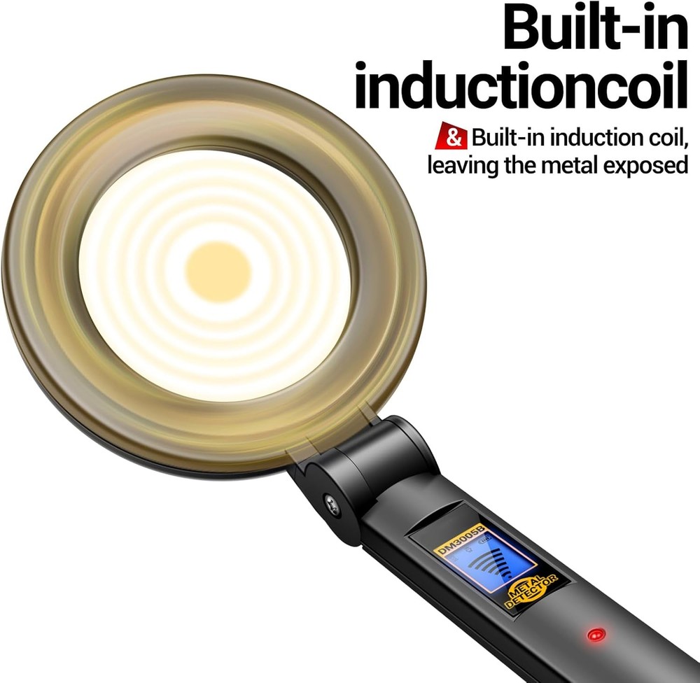 NEW LCD Handheld Metal Detector High Sensitivity Scanner Vibrations Alerts Tool