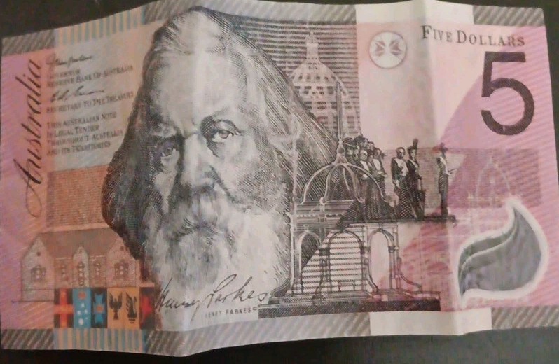 2001 Australia $5 Banknote - Federation