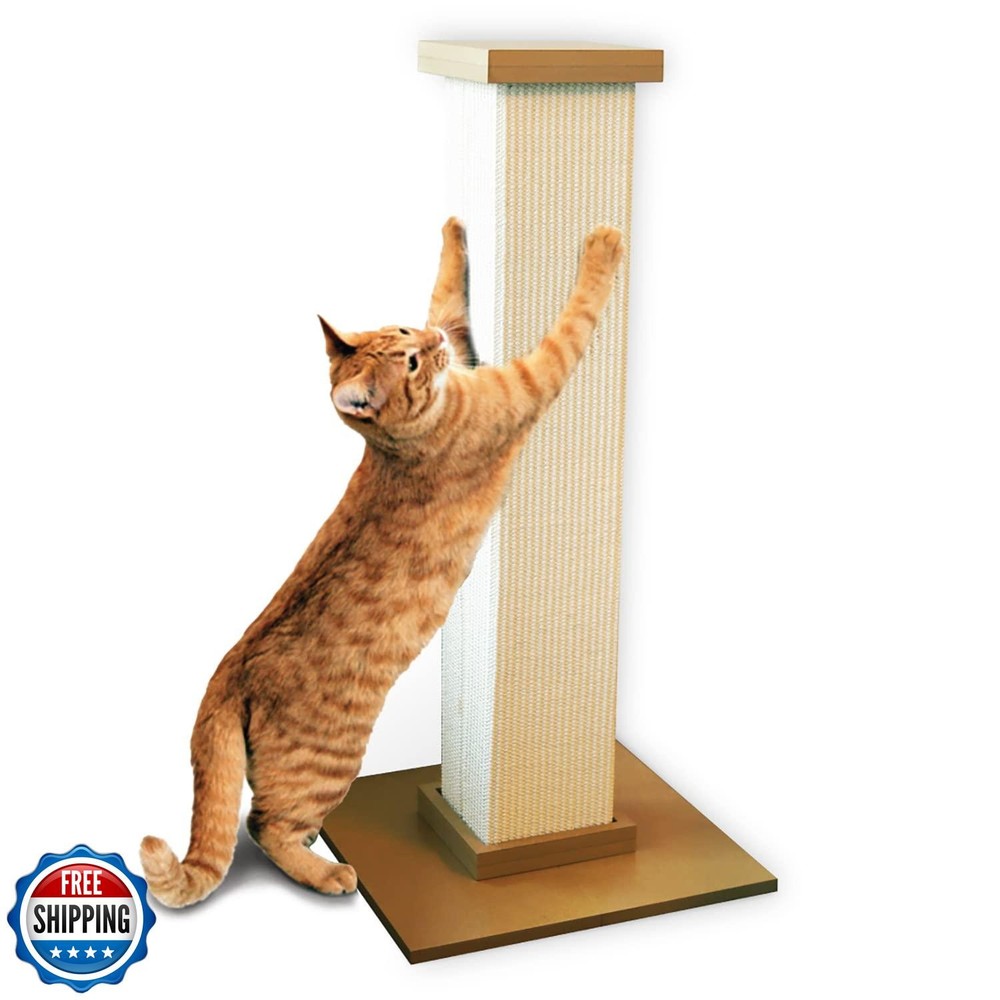 SmartCat Pioneer Pet Ultimate Scratching Post (Beige)