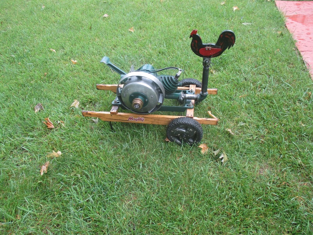 Maytag Exhaust Rooster Flapping wings when engine fires