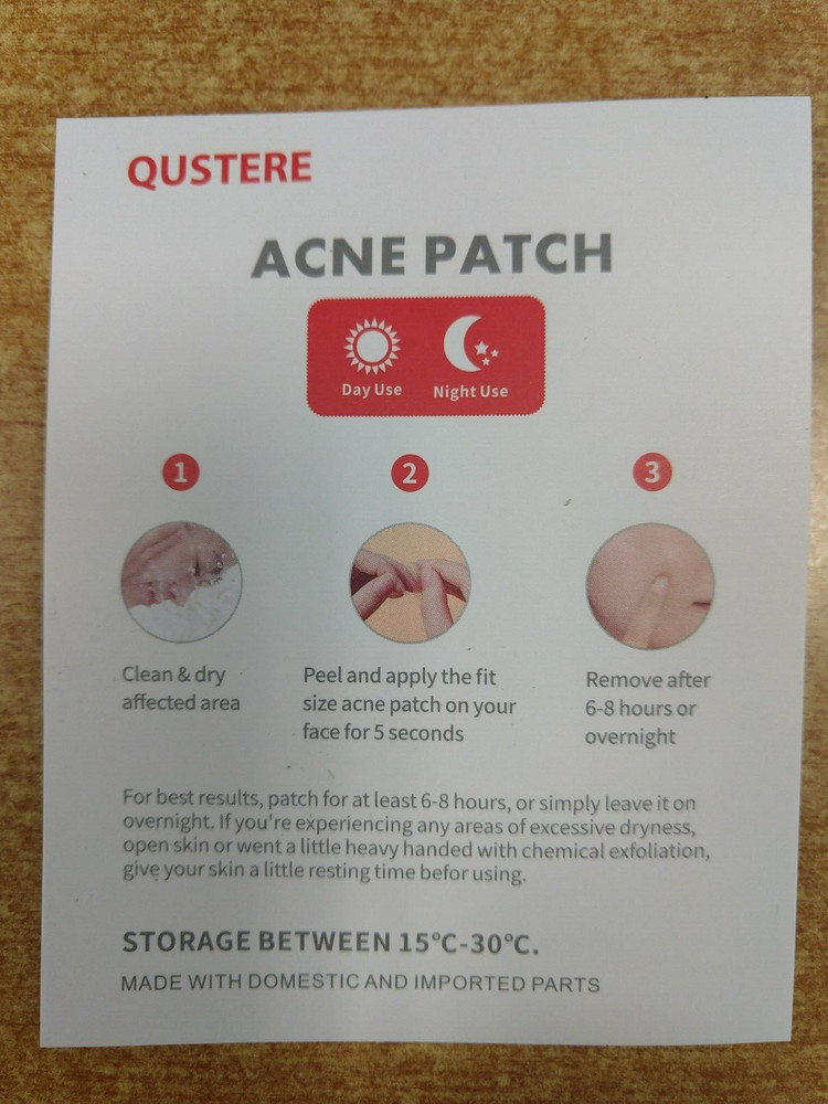 4 Pack: Qustere The Professional Pimple Patch, 282 Patches Ea. 3C