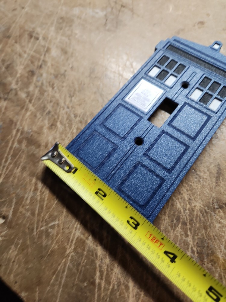 Tardis Light Switch Classic (3d printed)