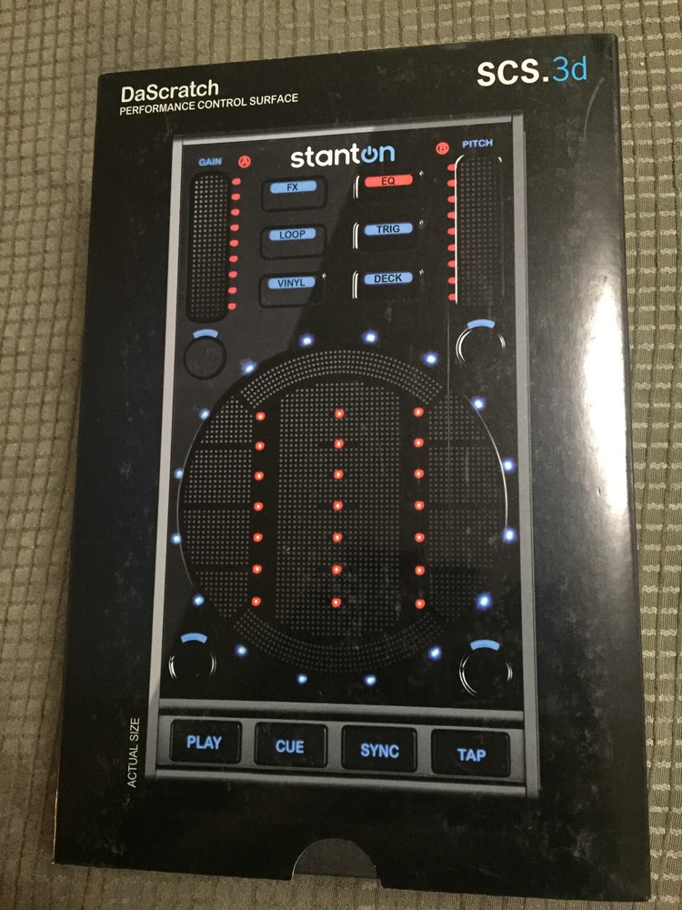 Stanton Da Scratch SCS.3D Digital DJ Controller Performance Control Surface