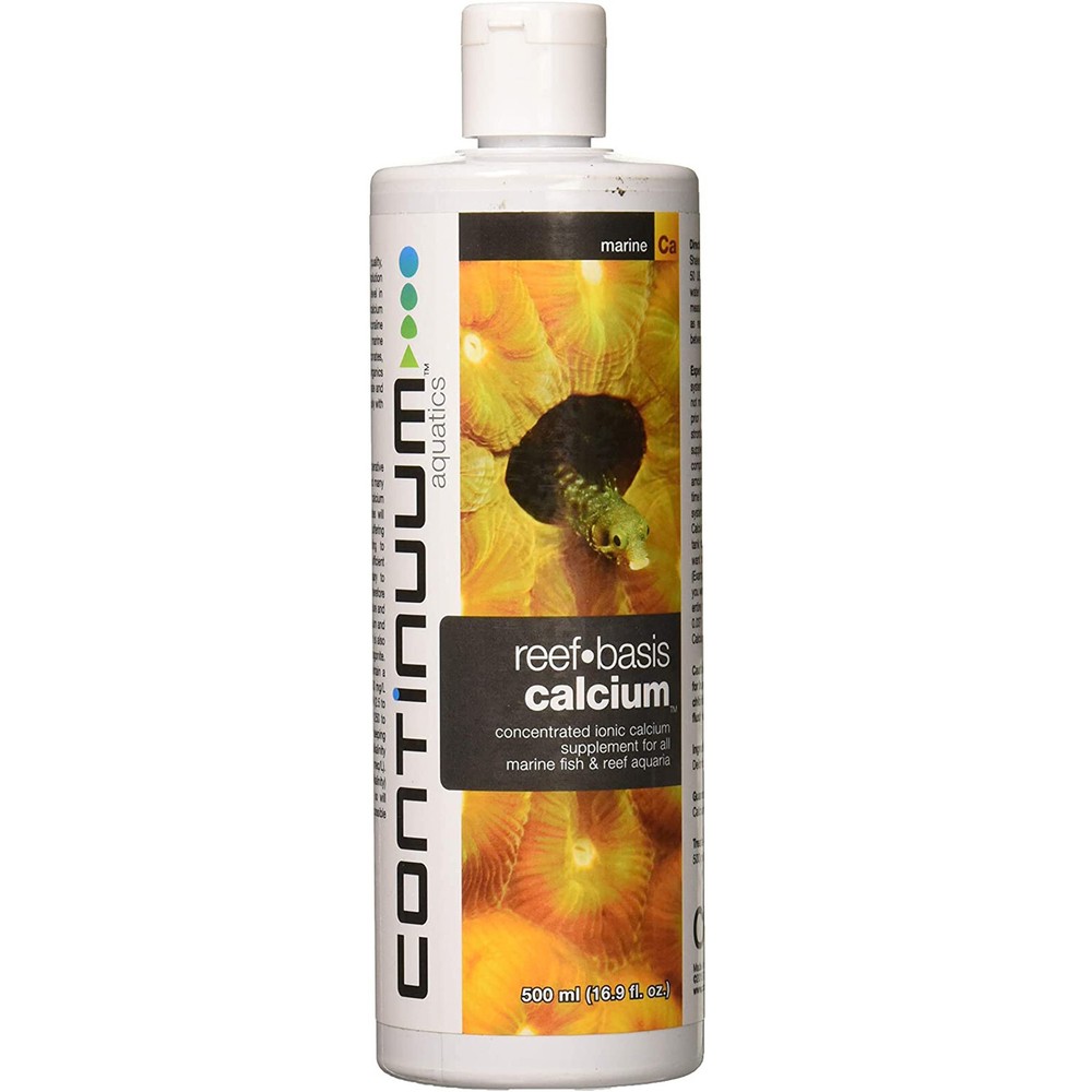 Continuum Reef Basis Calcium Liquid 500mL Reef Aquarium Liquid Ionic Calcium