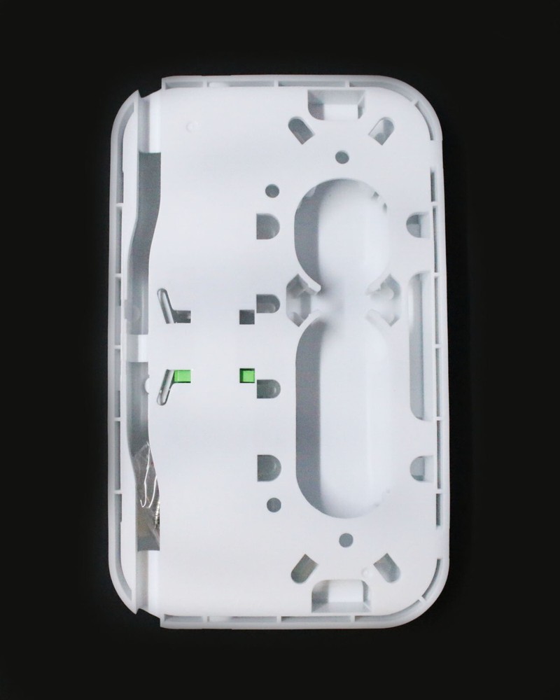 Fiber Optic wallplate loaded with SC/APC Adapter