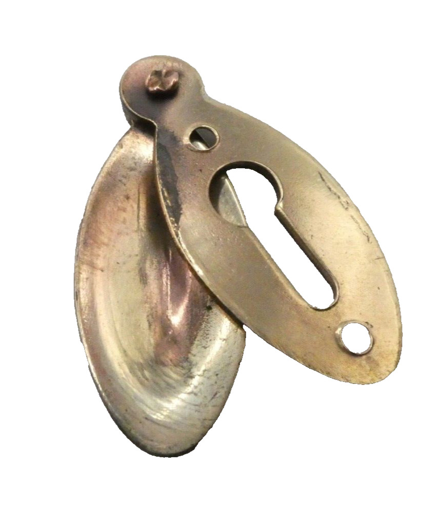 Vintage solid brass escutcheon (ML785)