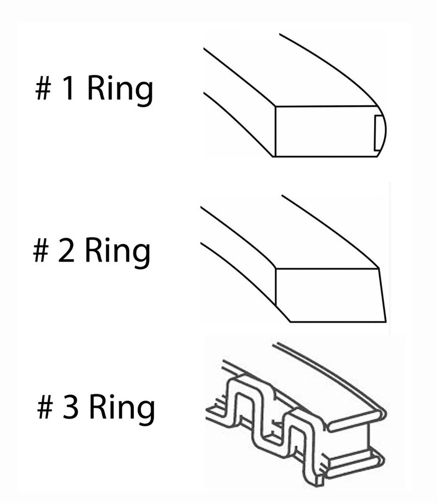 EngineTech Piston Ring Set for 1 Engine Standard Size Standard Size Direct Fit