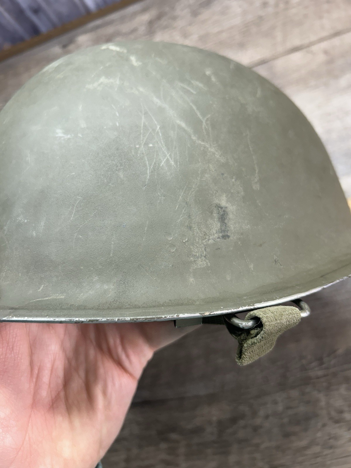 US Army Helmet With Liner 1960s Vietnam War Combat M1 Military Steel U-SCH 751