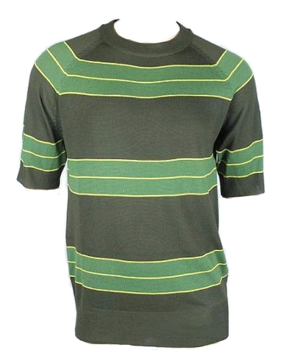 Kurt Sweater Cobain Green Striped Shirt Costume Smells Like Teen Spirit T-shirt