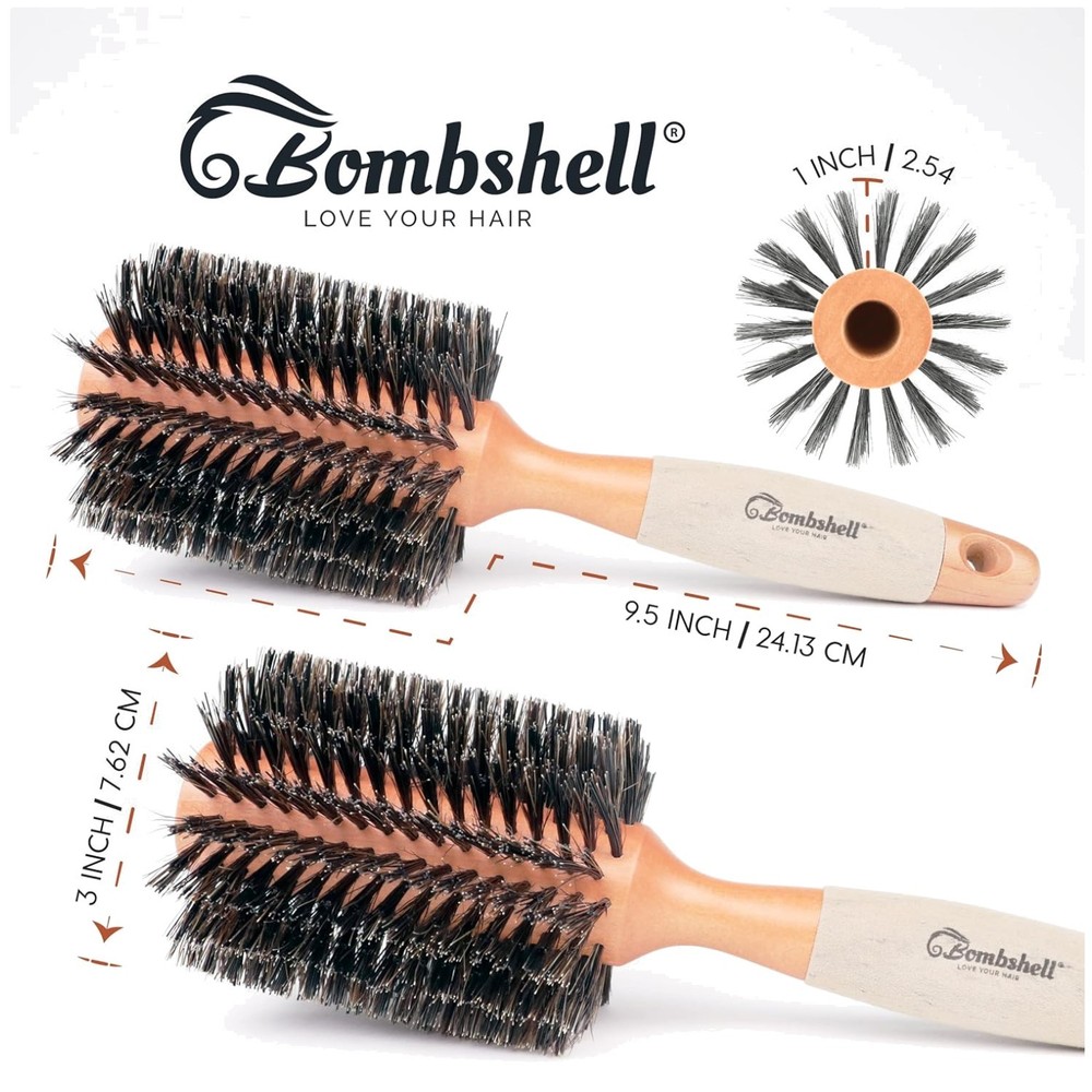 Detangling Boar Bristle Styling Brush