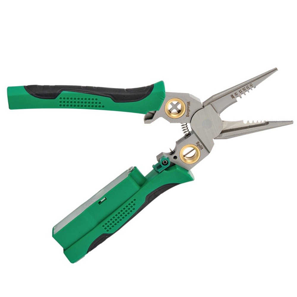 Multi-Function Wire Stripper Tool with AC/DC Voltage Tester for Professional Use