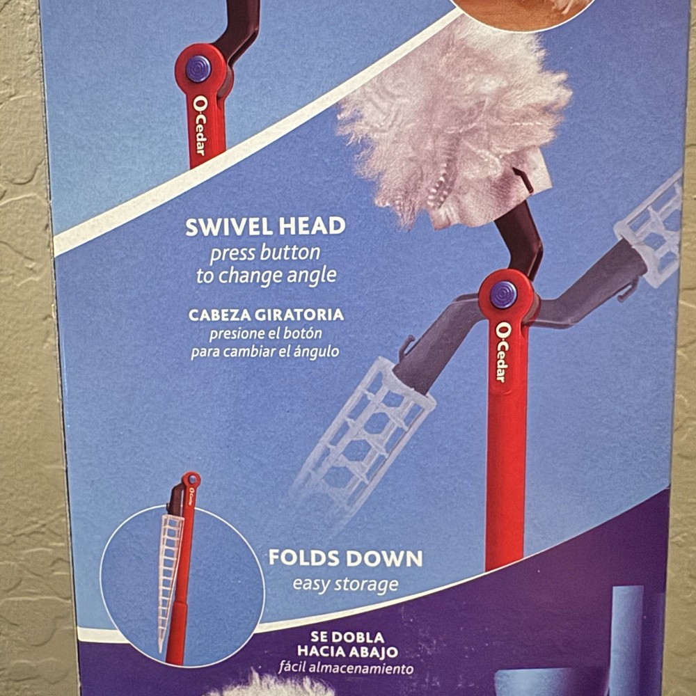 3pk O-Cedar Flex & Catch Duster with 3ft Extendable Handle Great for Ceiling Fan