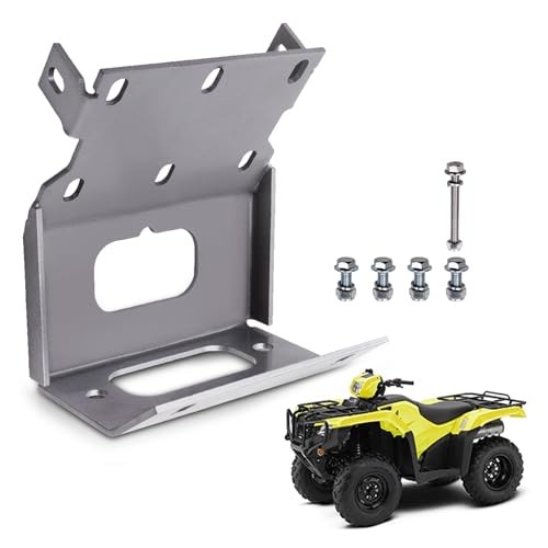 maXpeedingrods Winch Mount Plate Winch Mounting Bracket for Honda Foreman