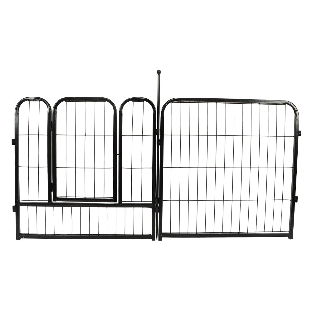 24"/32"/40" Dog Playpen 12/16/24/32 Panels Dog Pen Kennel Fence Outdoor Indoor