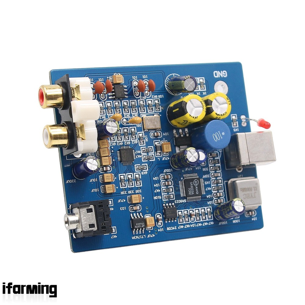 SA9023 ES9018K2M HIFI Audio DAC Decoder Sound Card Board Support 24bit 96K ifa