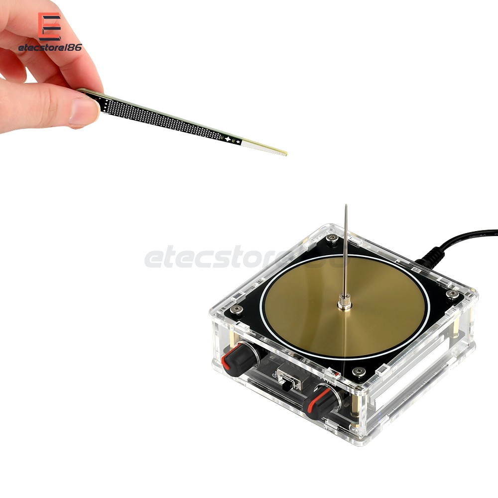 Bluetooth Music Tesla Coil Plasma Loudspeaker Touchable Artificial Lightning DIY