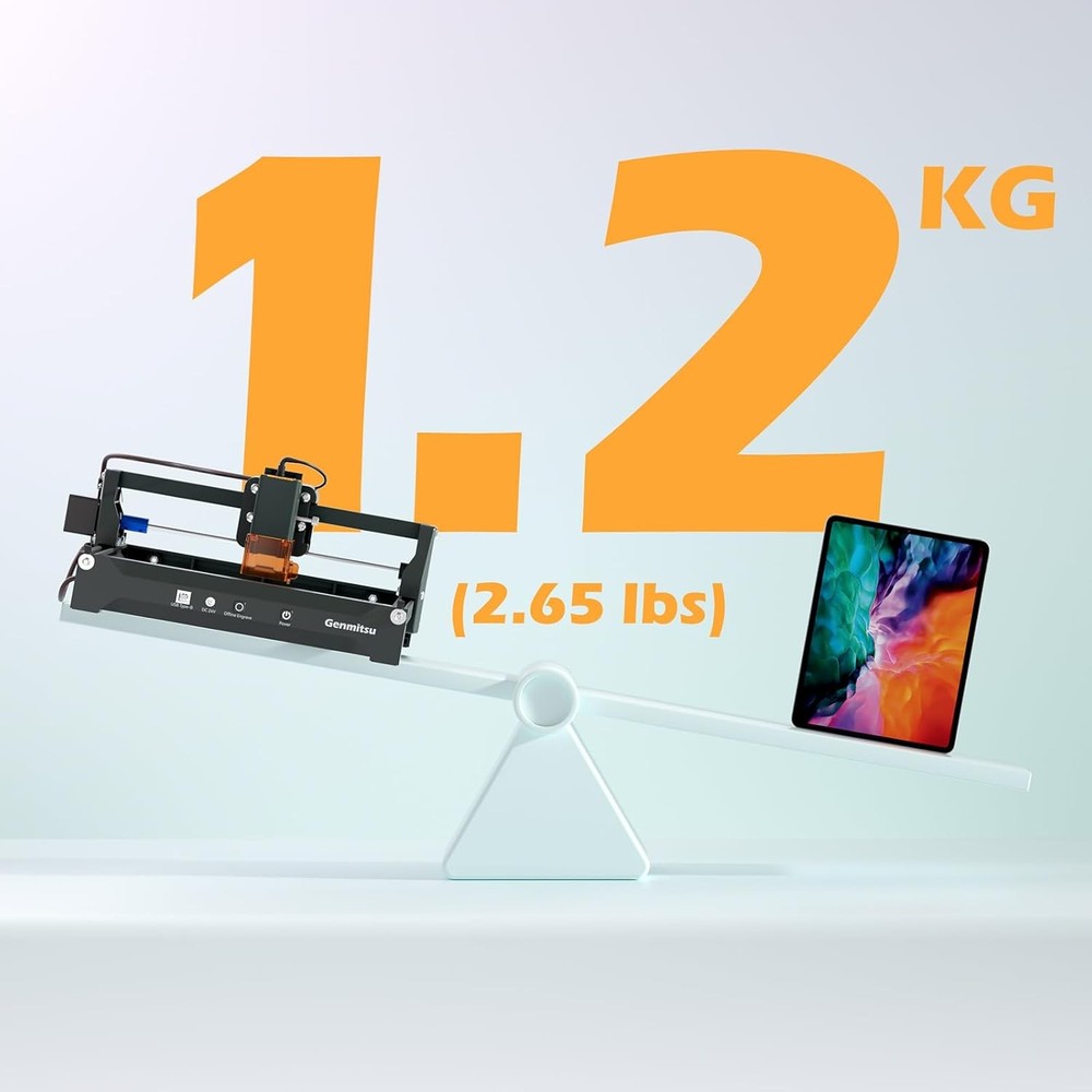 Genmitsu 10W Laser Engraver Kortek - High Precision, Wireless APP Support