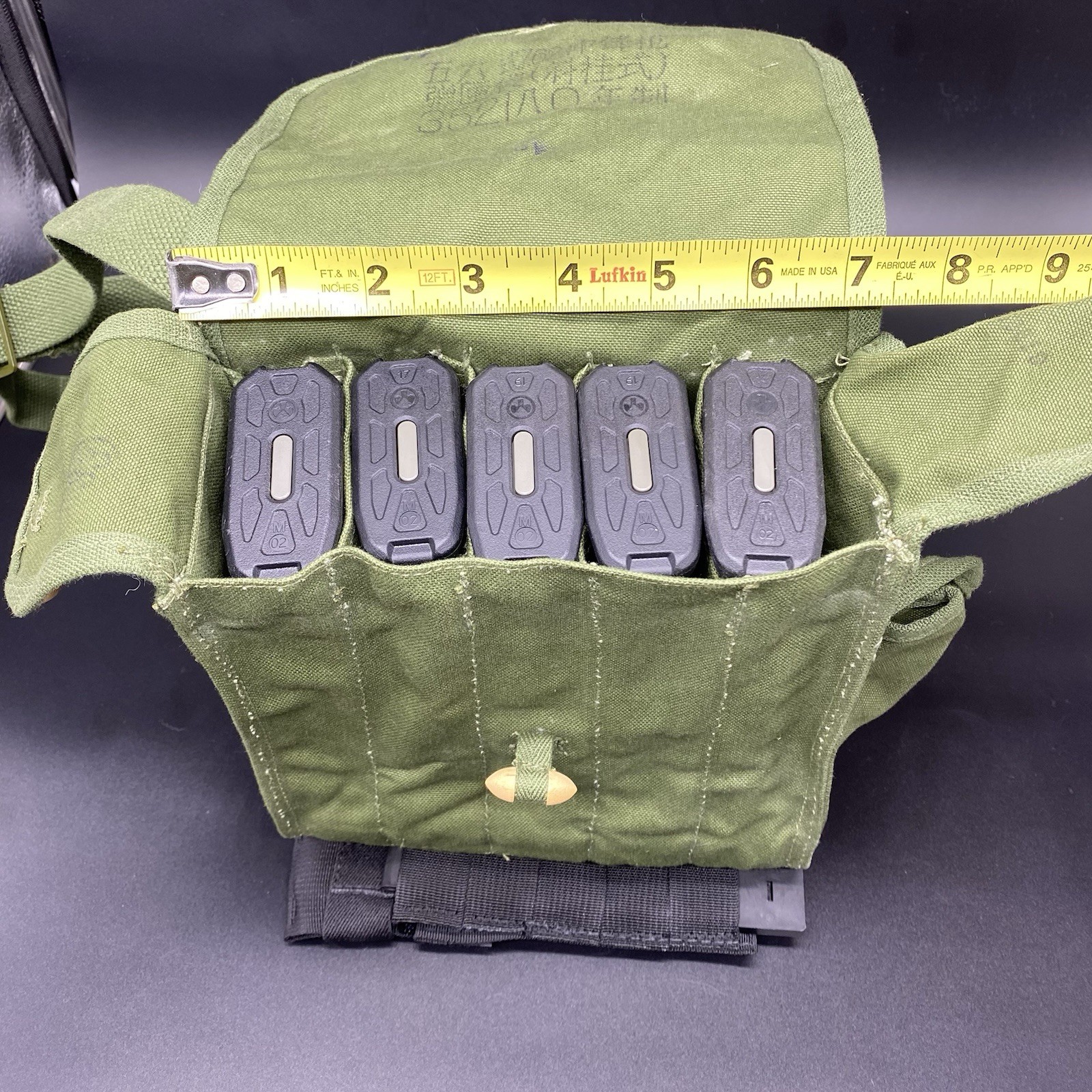 Original Unissued Type 56 Chinese Mag Pouch Bag For Ammo Mag Carrier Canvas Made